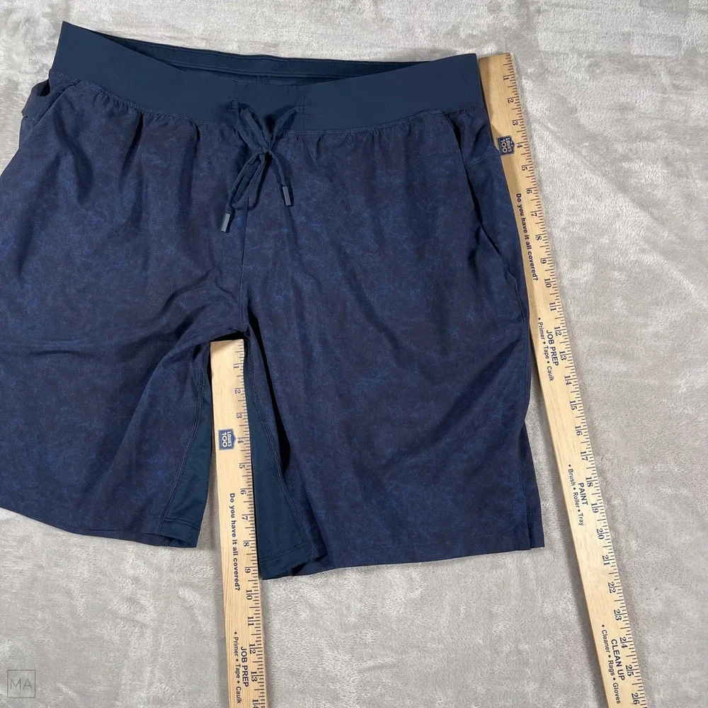 Lululemon Men's Shorts Pace Breaker Linerless Athletic Performance XXL Blue - Picture 5 of 8